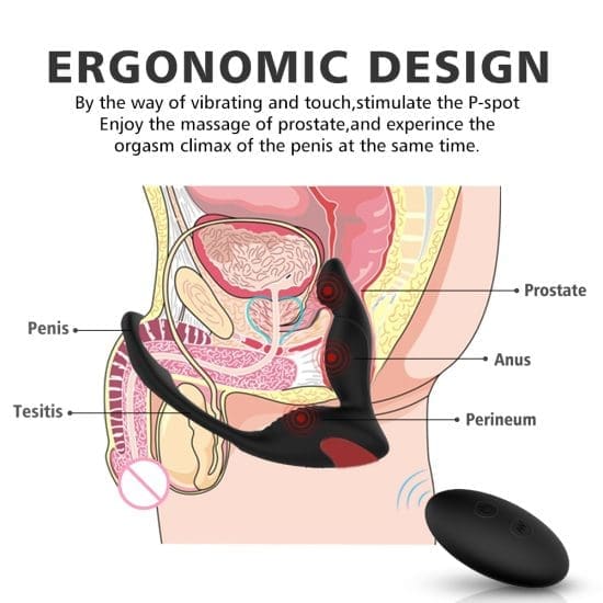 Butt Plug 9 Type Male Prostate Massager Male Silicone Anal Vibrator