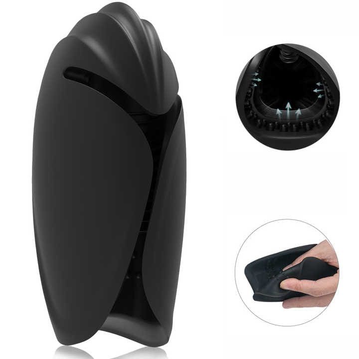 Male Masturbator Penis Training Vibrator Sexual Stamina Extension Toy Waterproof Masturbator Penis Glans Massage