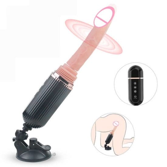 Female automatic sex machine device push dildo male and female love machine