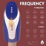 Male Sex Toys Hands Free Male Masturbator with Suction Cup - Image 6